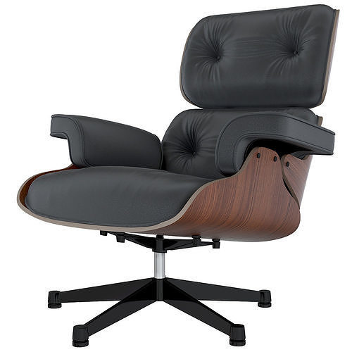 Vitra Lounge Chair 3d model Low-poly 3D model