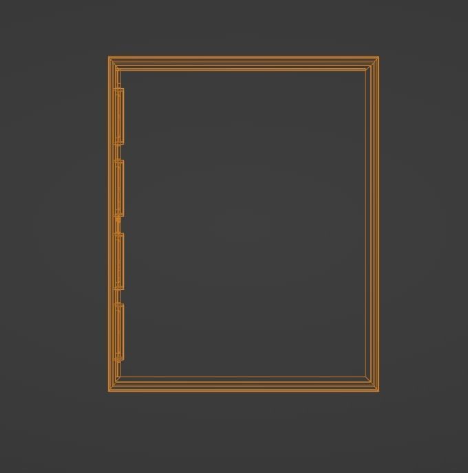 Low-Poly Small town main street shop Low-poly 3D model_6