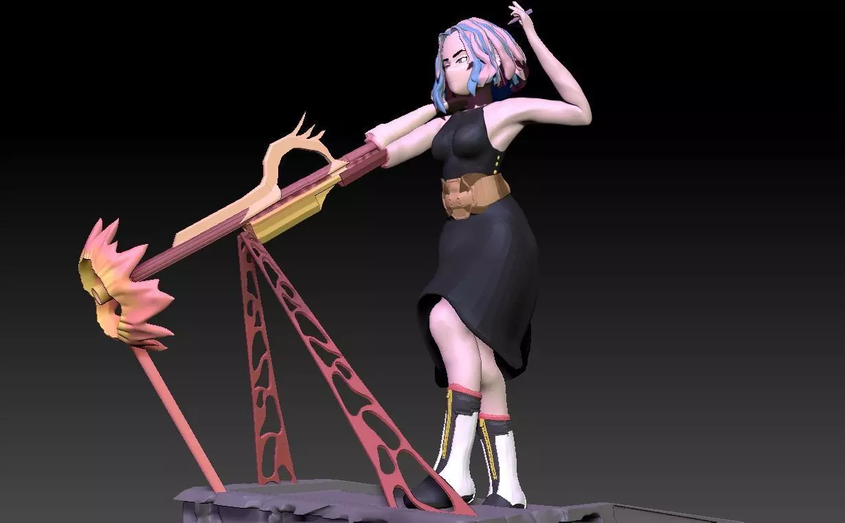MHA Lady nagant my hero academia for 3d printing 3D print model