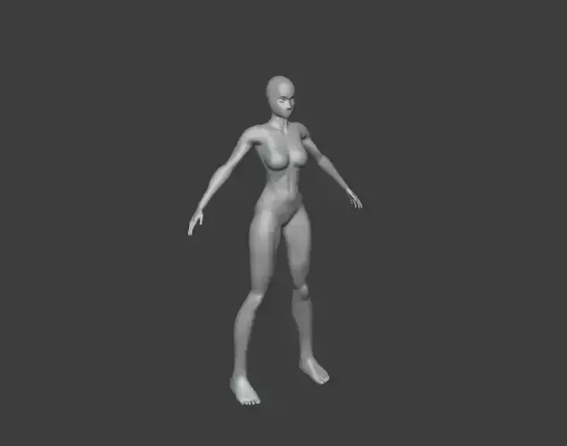 female 3D model mannequin