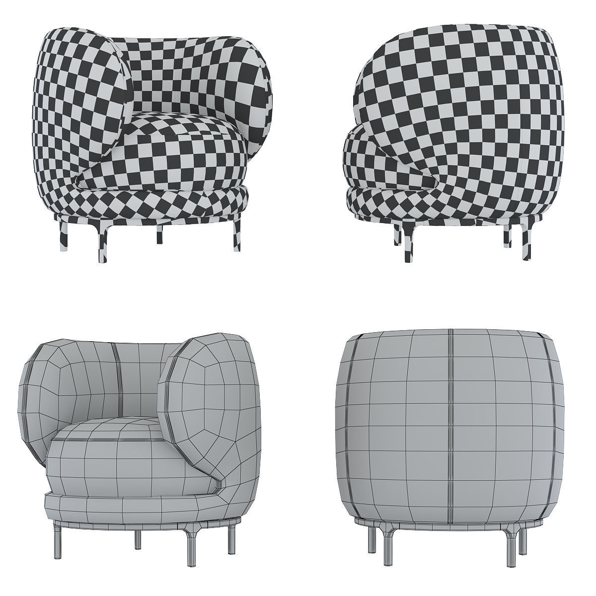 VUELTA BY WITTMANN 3d model Low-poly 3D model_3