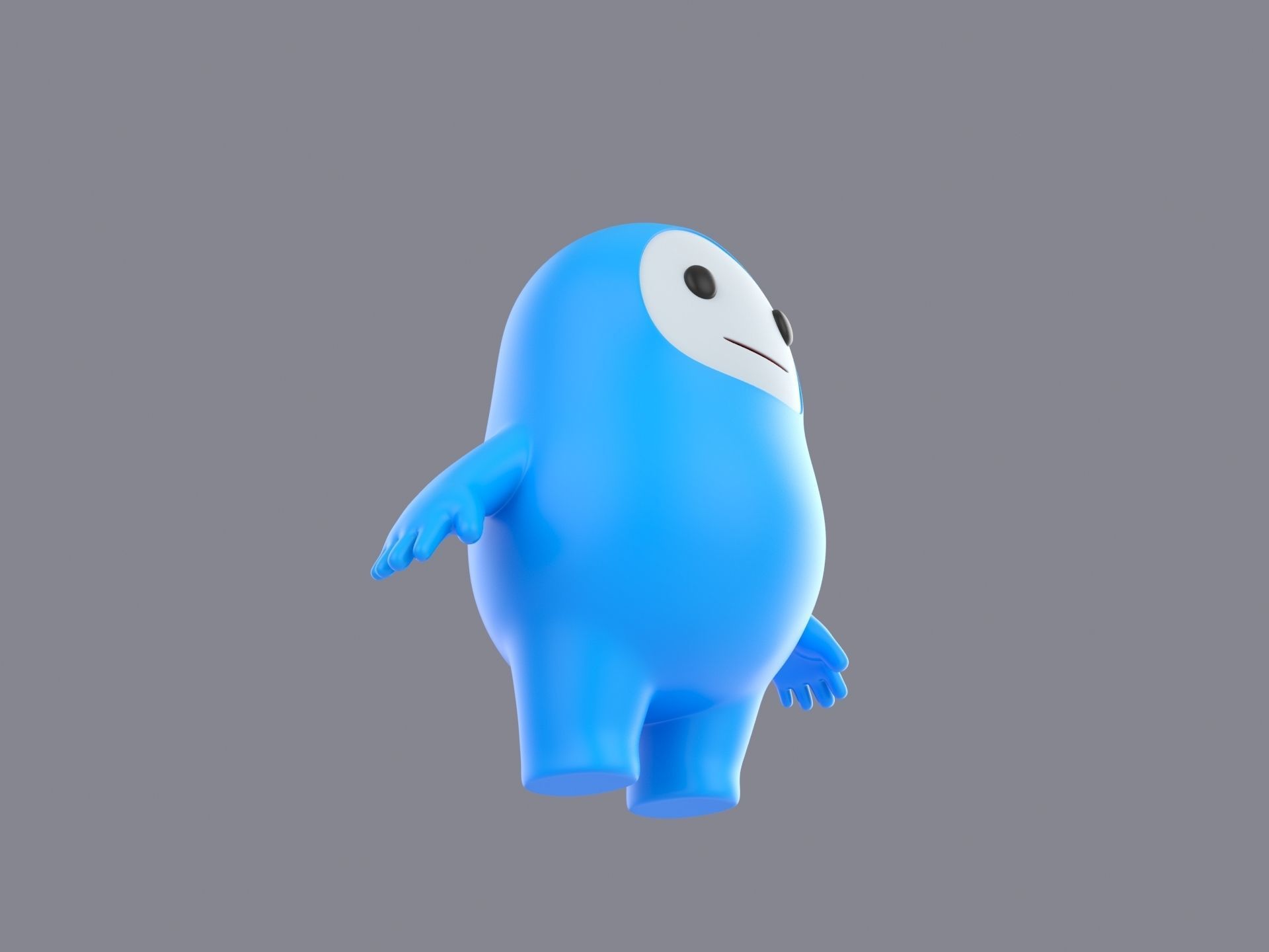 Mascot 015 3D model_2