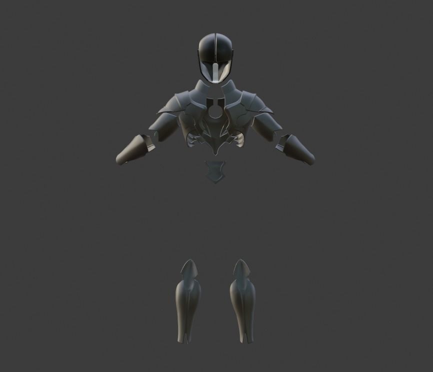 Noob Saibot armor set from Mortal Kombat 11 - Fatal Instrument 3D print model_2