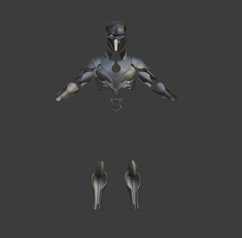 Noob Saibot armor set from Mortal Kombat 11 - Fatal Instrument 3D print model_1