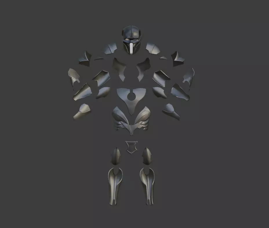 Noob Saibot armor set from Mortal Kombat 11 - Fatal Instrument 3D print model_0