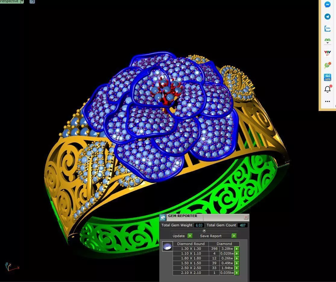 jewellery Bracelet CGV 001 3D print model