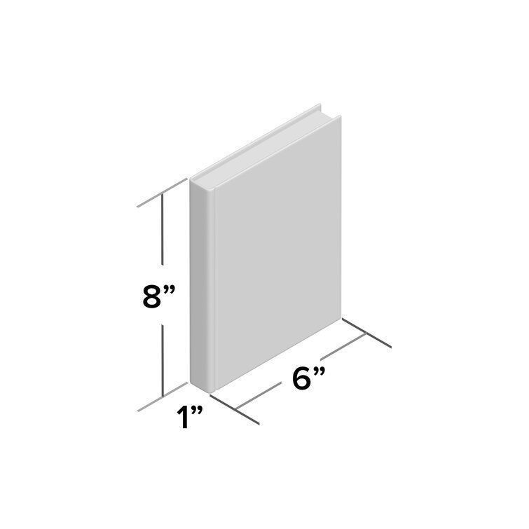 Script Title Design Cream Paper Decorative Book 3D model_1