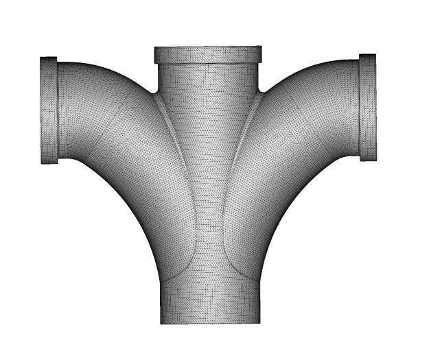 PVC Fitting Double Bend Y 3D print model_2