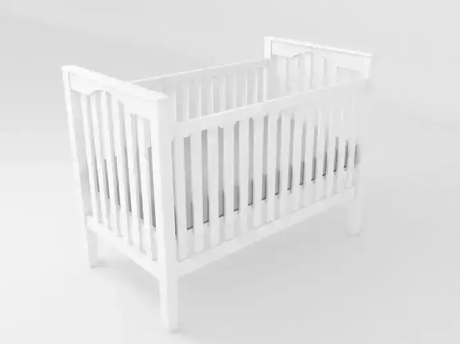 kendall convertible crib 3D model