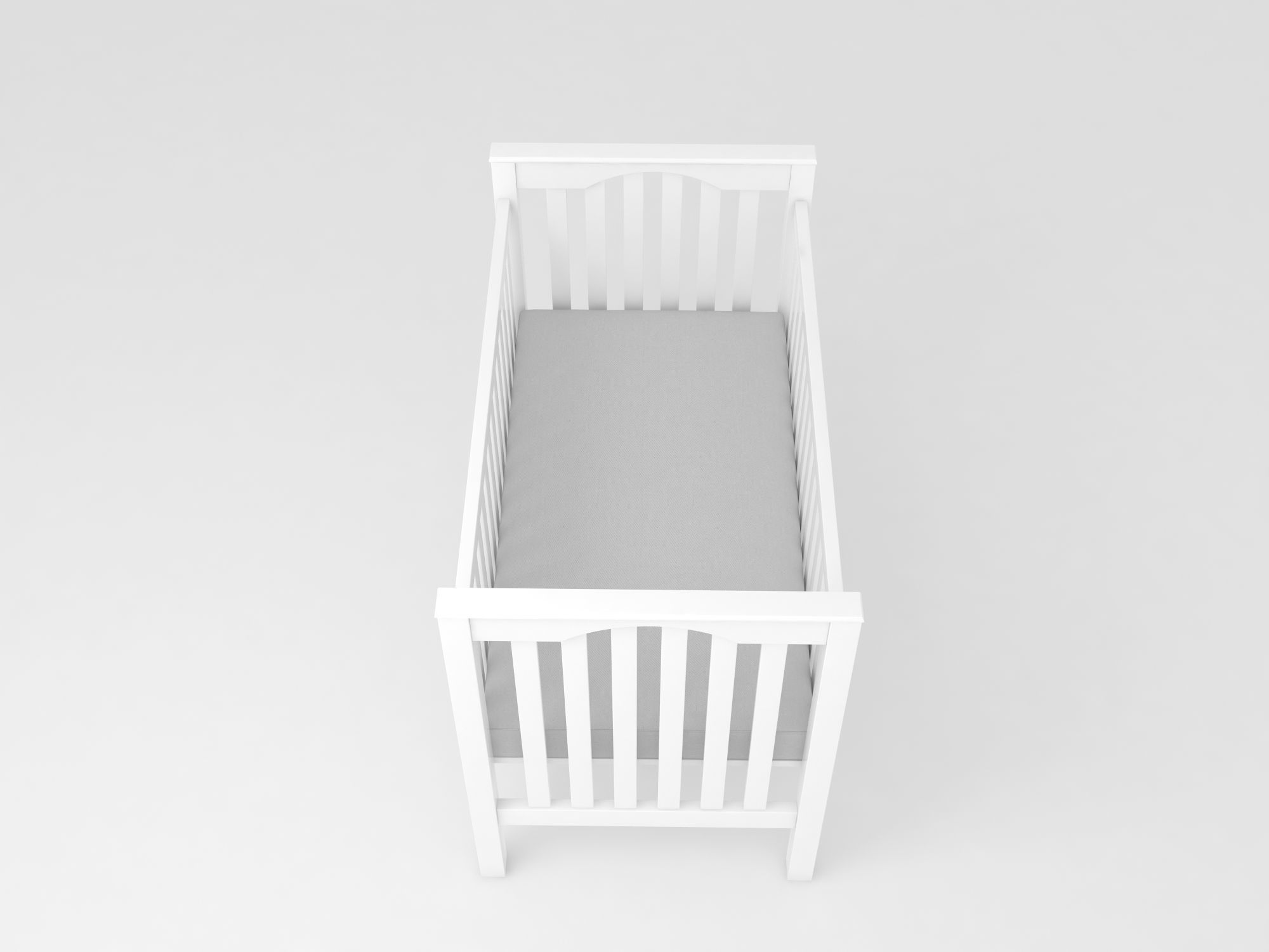 kendall convertible crib 3D model_4