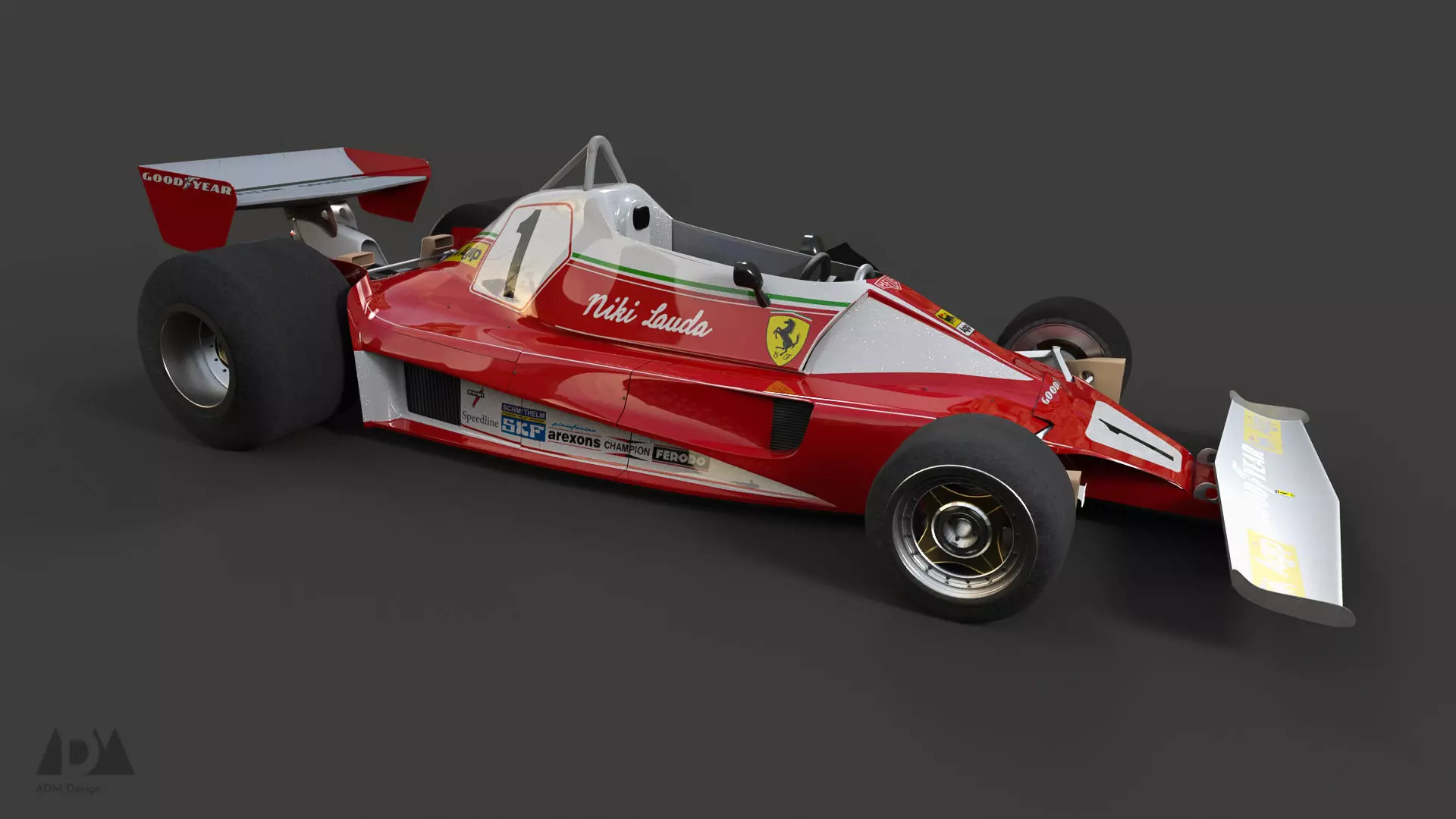 1976 Ferrari 312T 3D model_0
