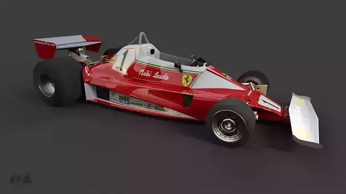 1976 Ferrari 312T 3D model