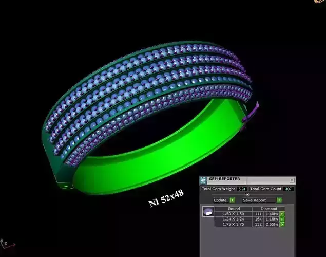 jewellery Bracelet   HV 39 3D print model
