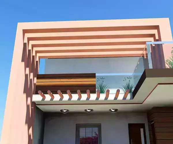 INDIAN MODERN BUNGALOW DESIGN AND ARCHITECTURE 