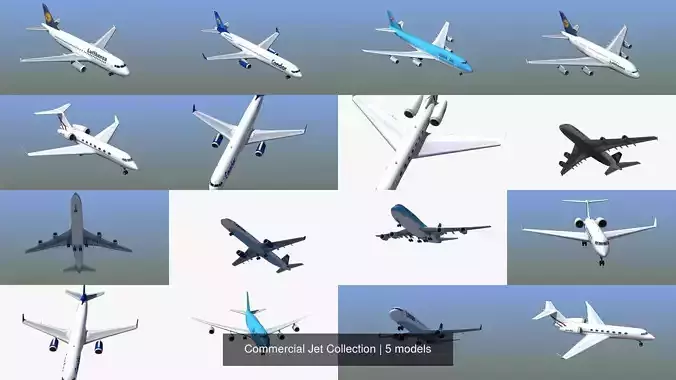 Commercial Jet Collection 