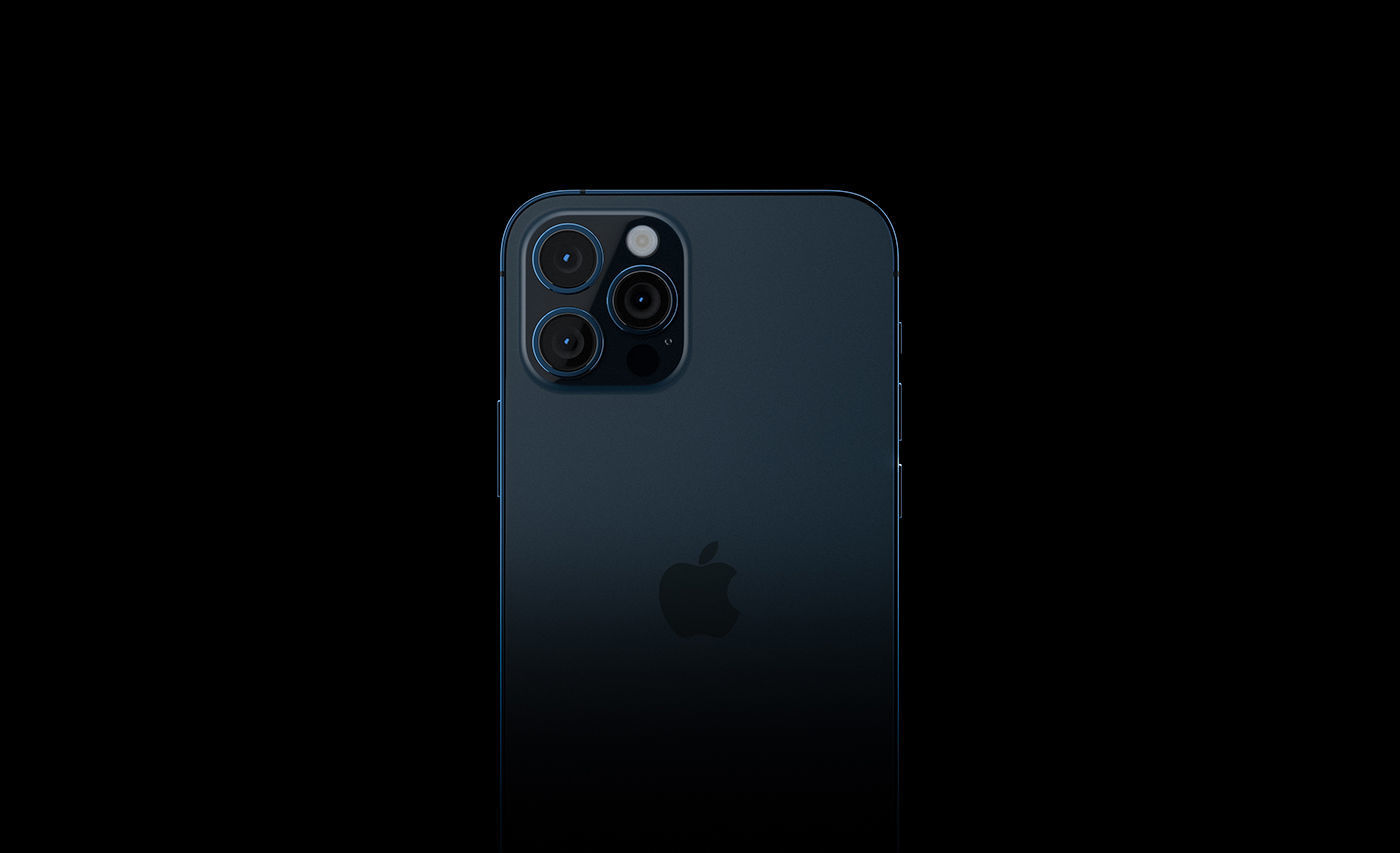 iPhone 12 Pro 3D Model Scene File Blender with Octane 3D model_6