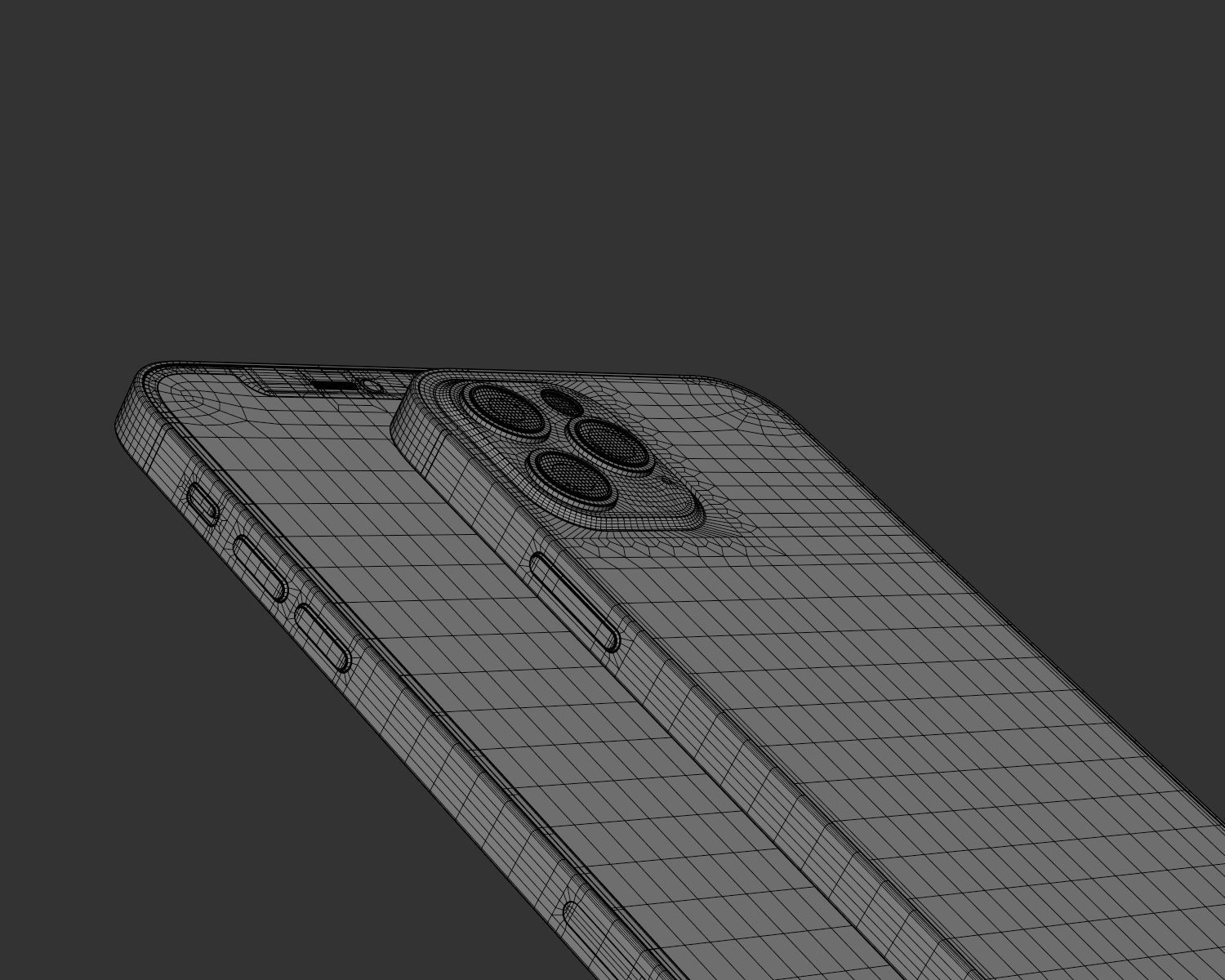 iPhone 12 Pro 3D Model Scene File Blender with Octane 3D model_9