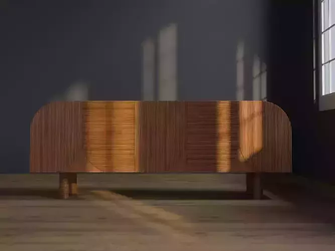 WOODEN CONSOLE - KELLY WEARSTLER