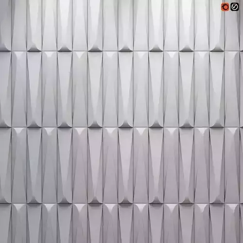 Soft decorative panel 3D model