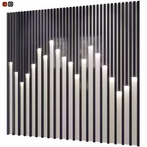 Wall Decor Panel Reiki 3D model