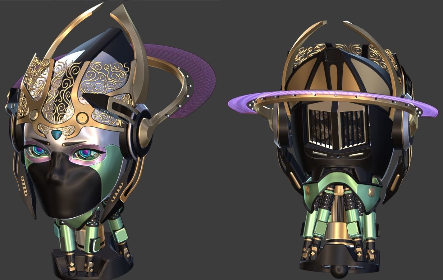 Droid Head part 3D model_1