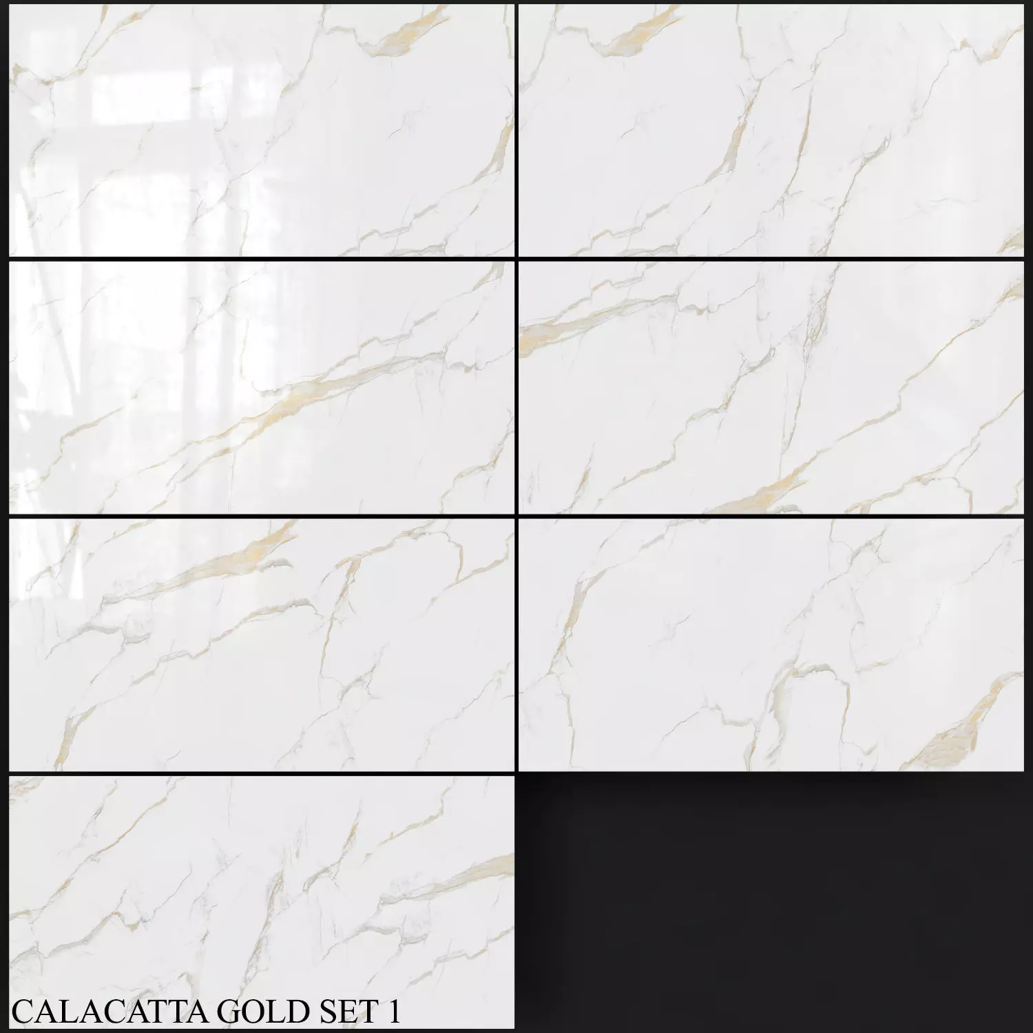Decovita Calacatta Gold 600x1200 Set 1 3D model_0