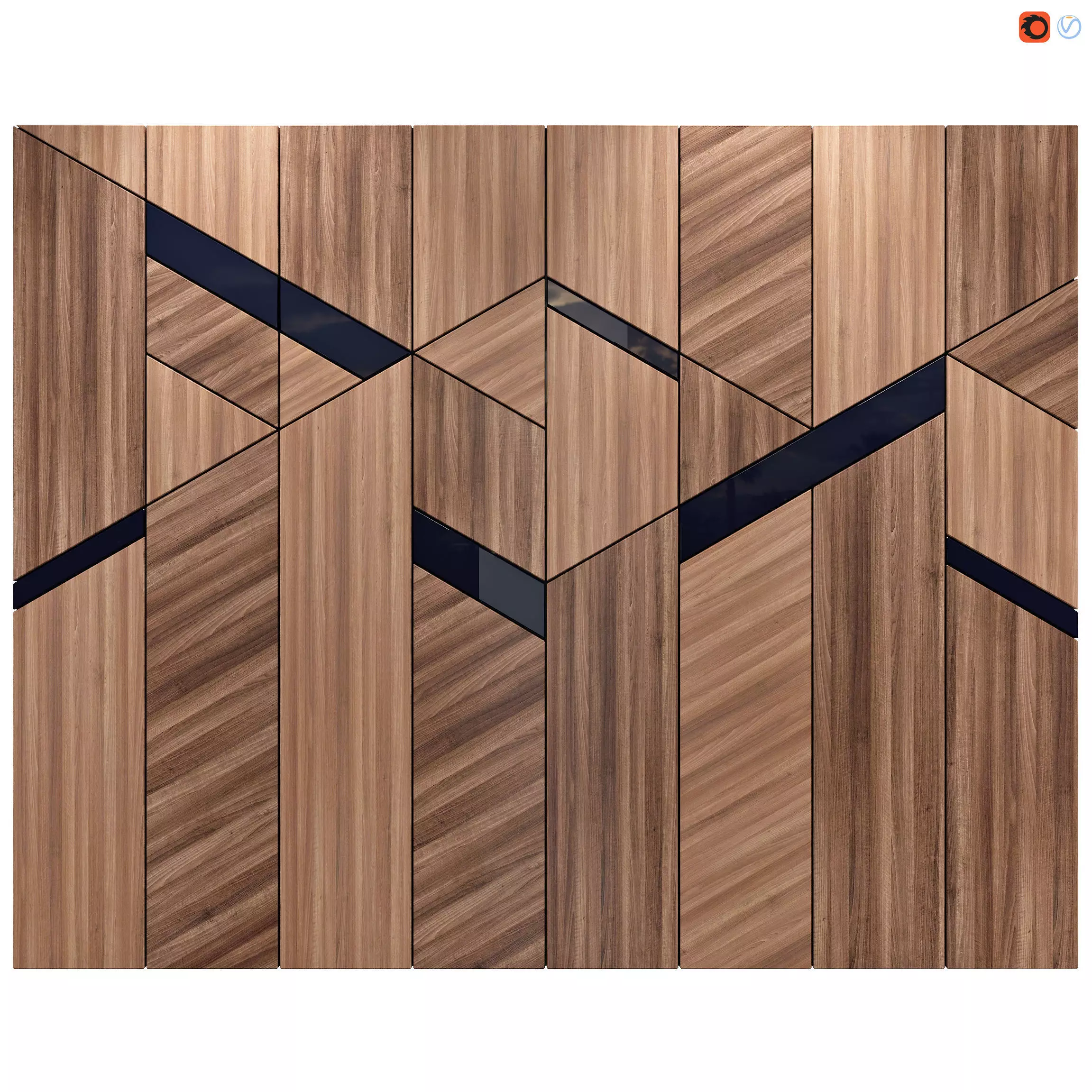 Wall Panel Eos 3D model_0