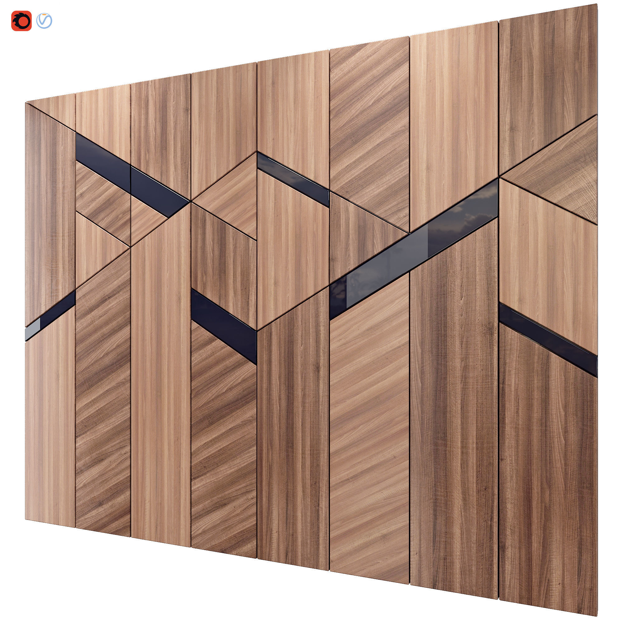 Wall Panel Eos 3D model_1