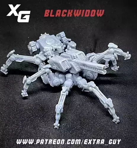Black Widow Printable 3D print model