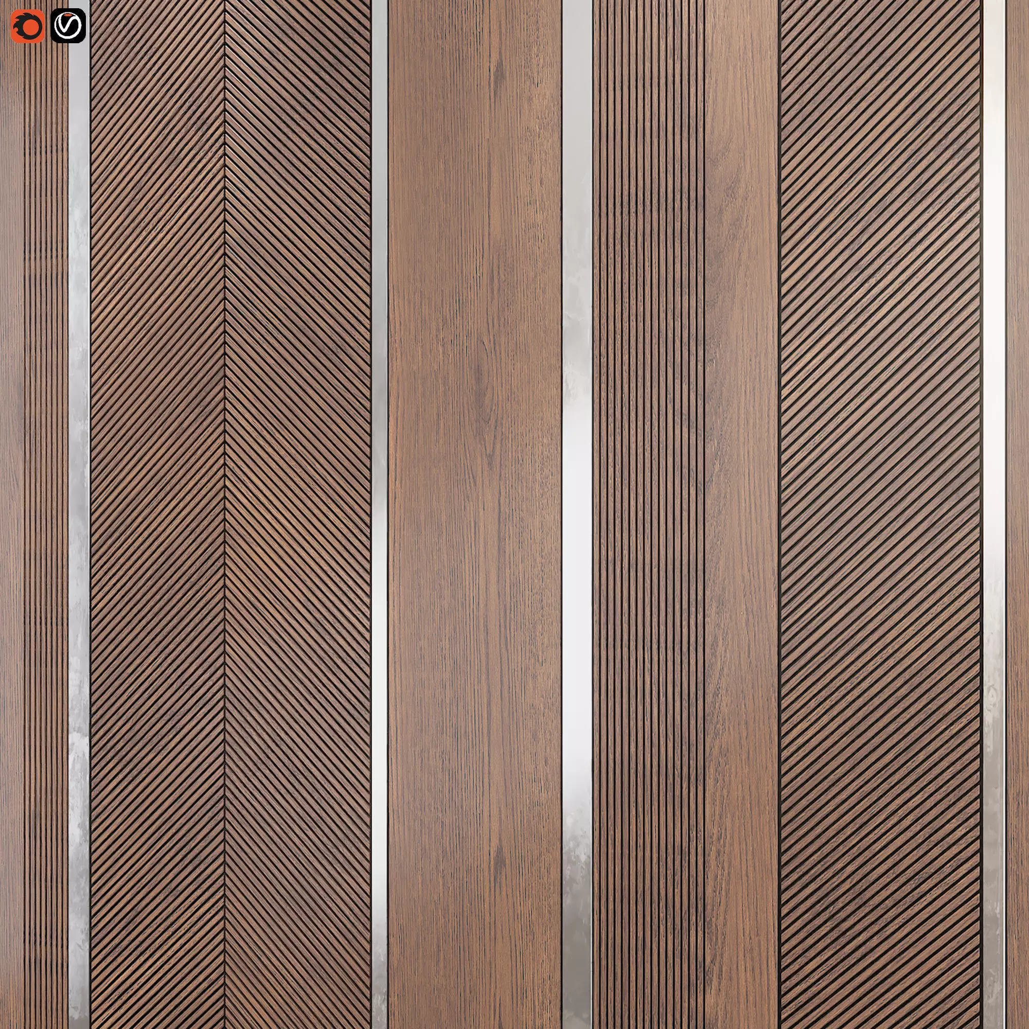 Krypton wall panels  3D model_0