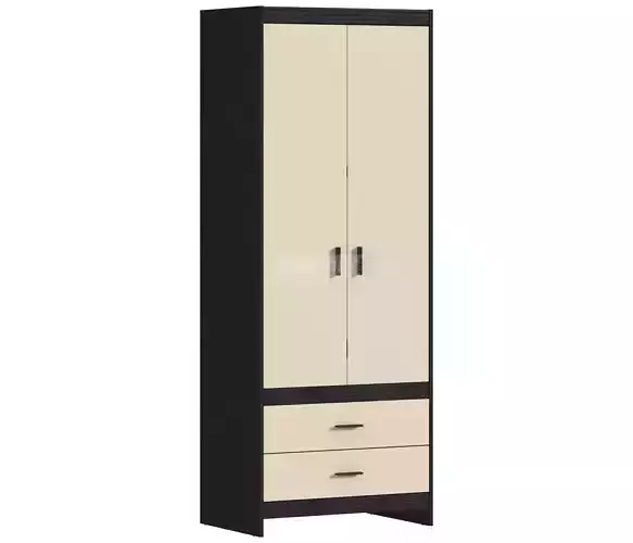 wardrobe with two drawers