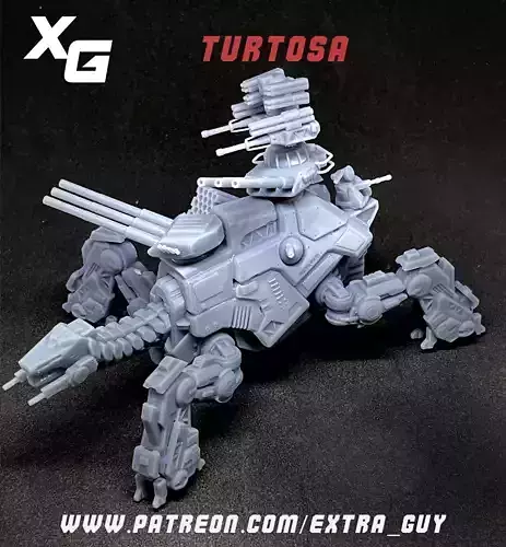 Battlecruiser Turtosa Printable around 100mm 3D print model