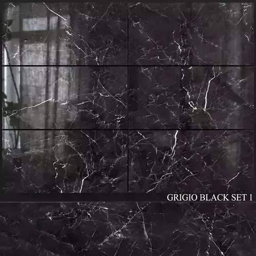 Decovita Grigio Black 600x1200 Set 1