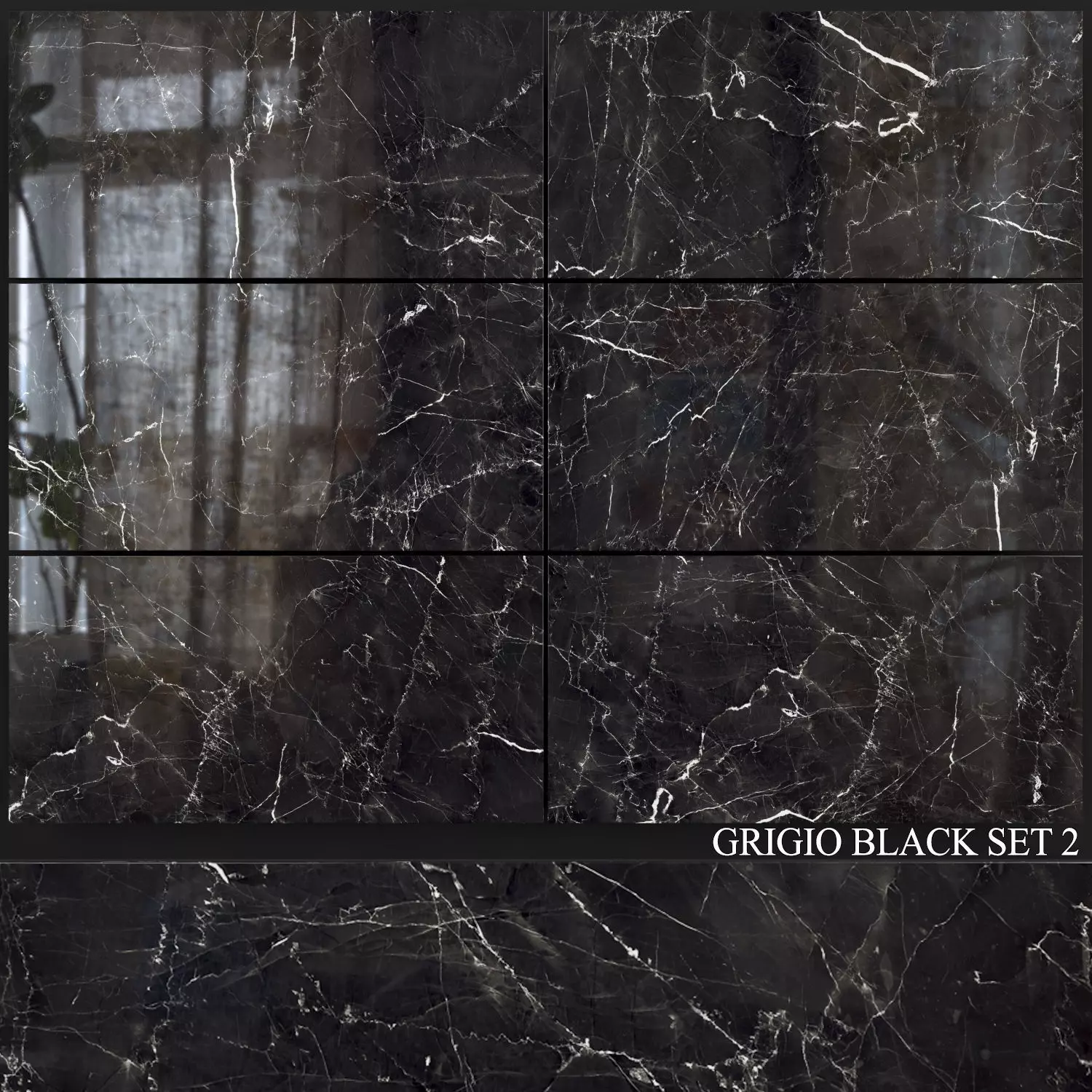 Decovita Grigio Black 600x1200 Set 2 3D model