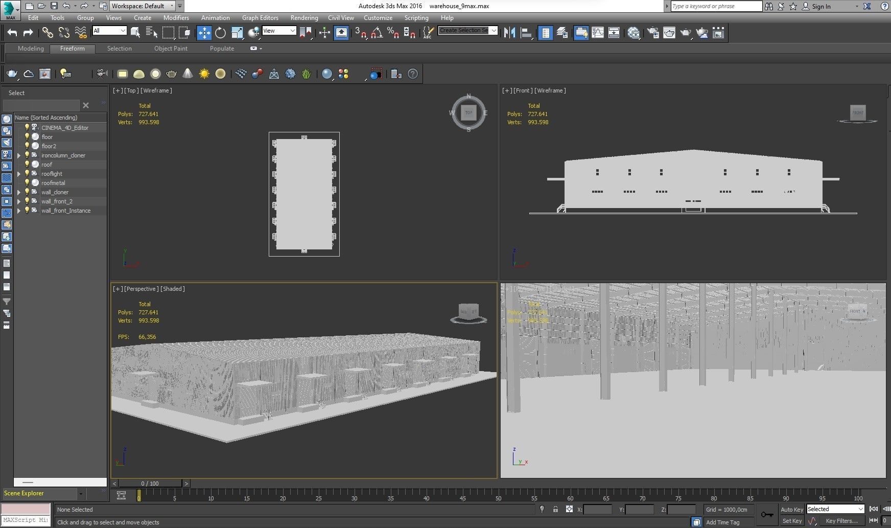 Warehouse 9 interior and exterior model 3D model_29
