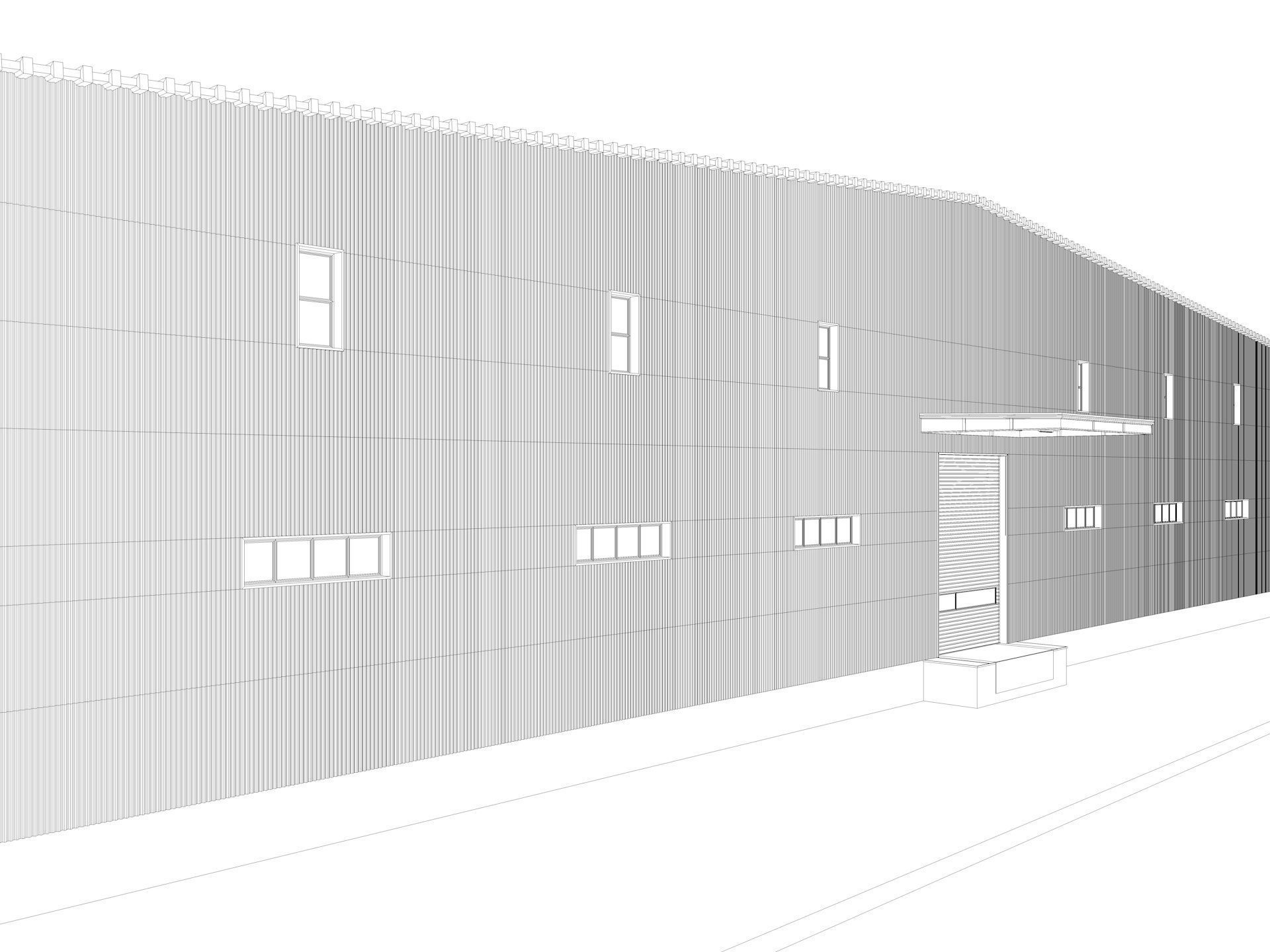 Warehouse 9 interior and exterior model 3D model_17