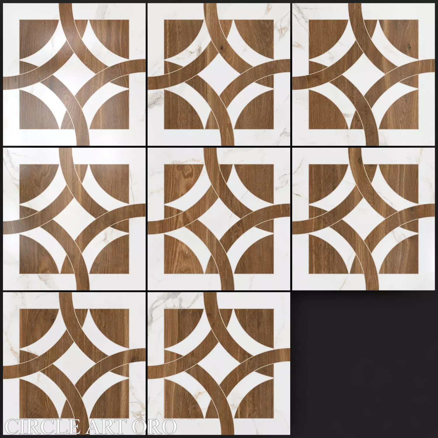 Decovita Circle Art Oro 600x600 3D model_0