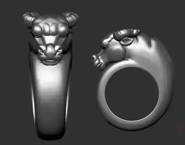bull ring 3D print model