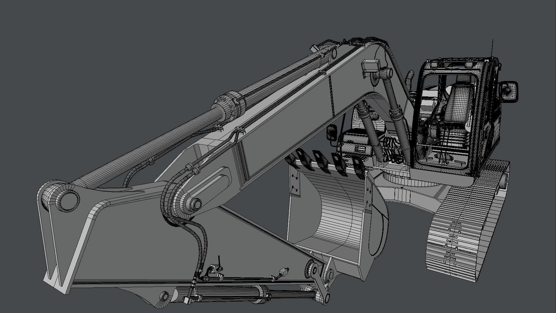 Excavator Hitachi Zaxis ZX180 LC 3D model | CGTrader