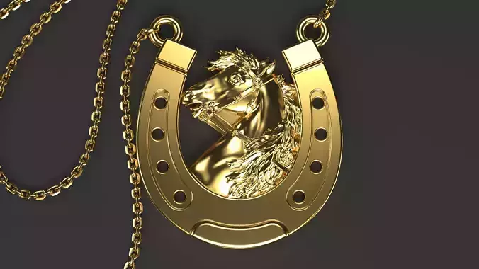 Horse pendant