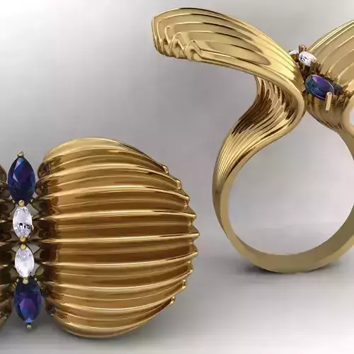 Shell ring 3d- model