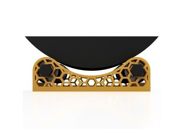 Hexagon Spool Holder Free 3D print model_5