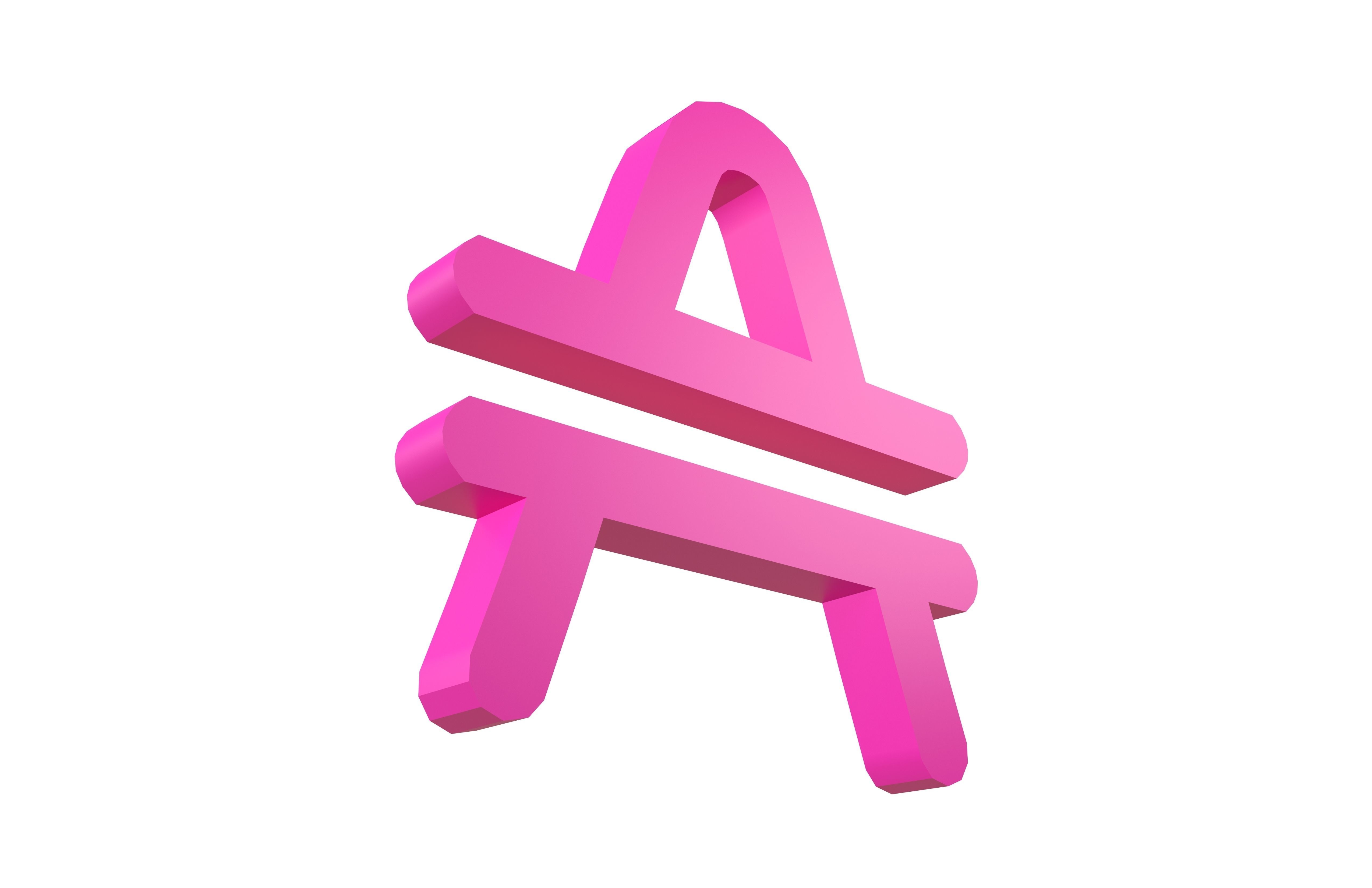 Amp Coin v1 001 Low-poly 3D model_3