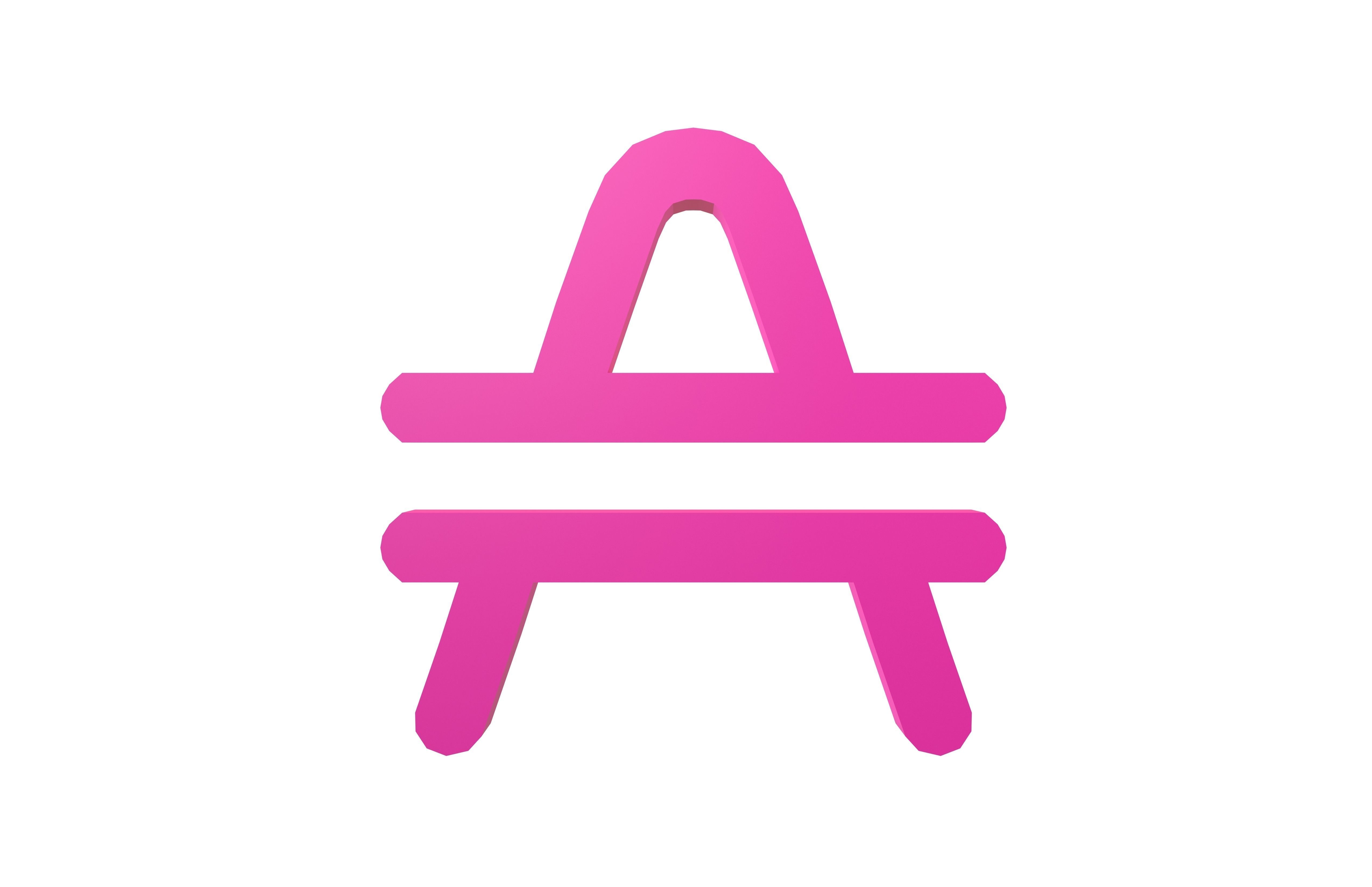 Amp Coin v1 001 Low-poly 3D model_1