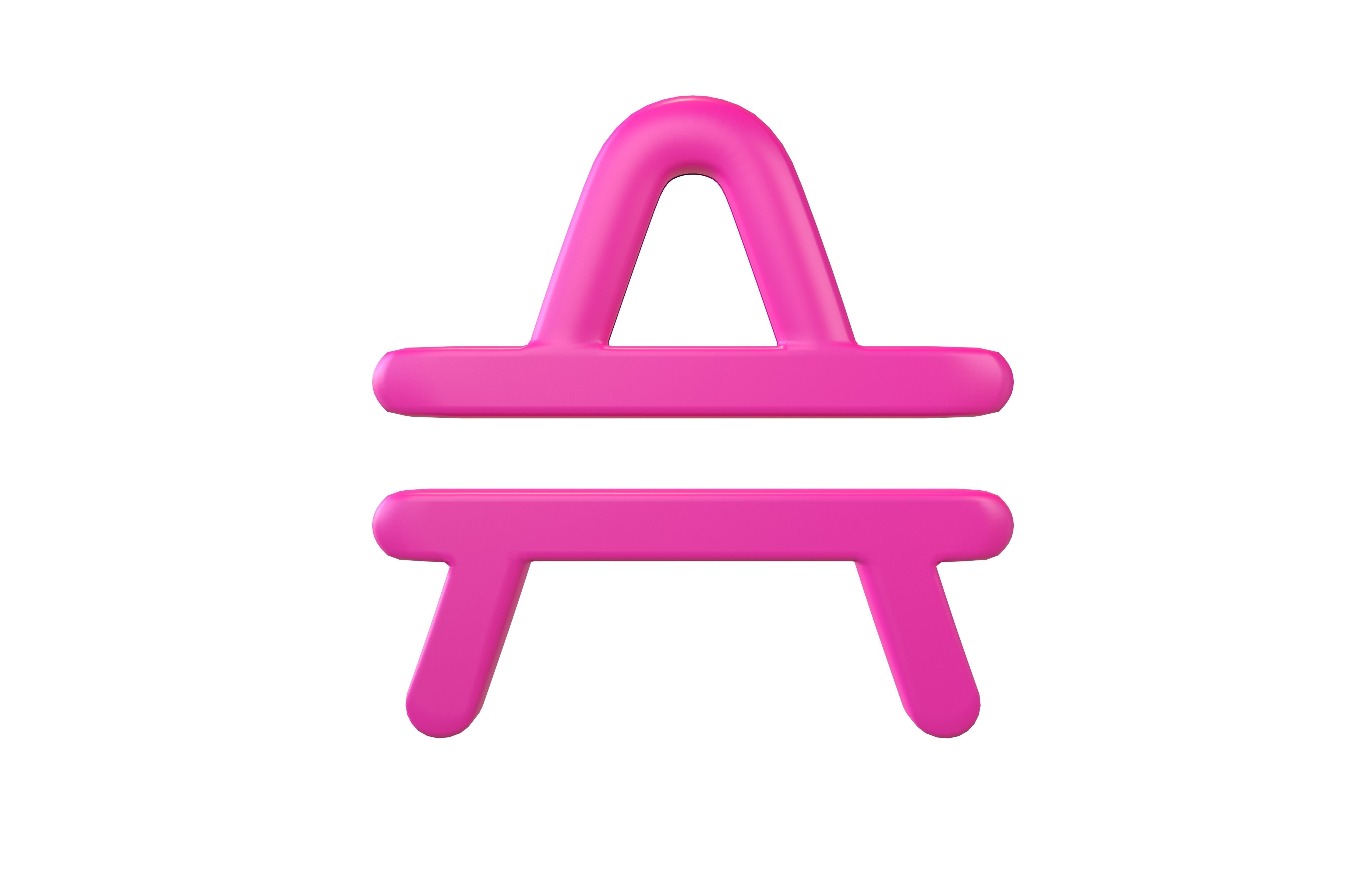 Amp Coin v2 001 Low-poly 3D model_1