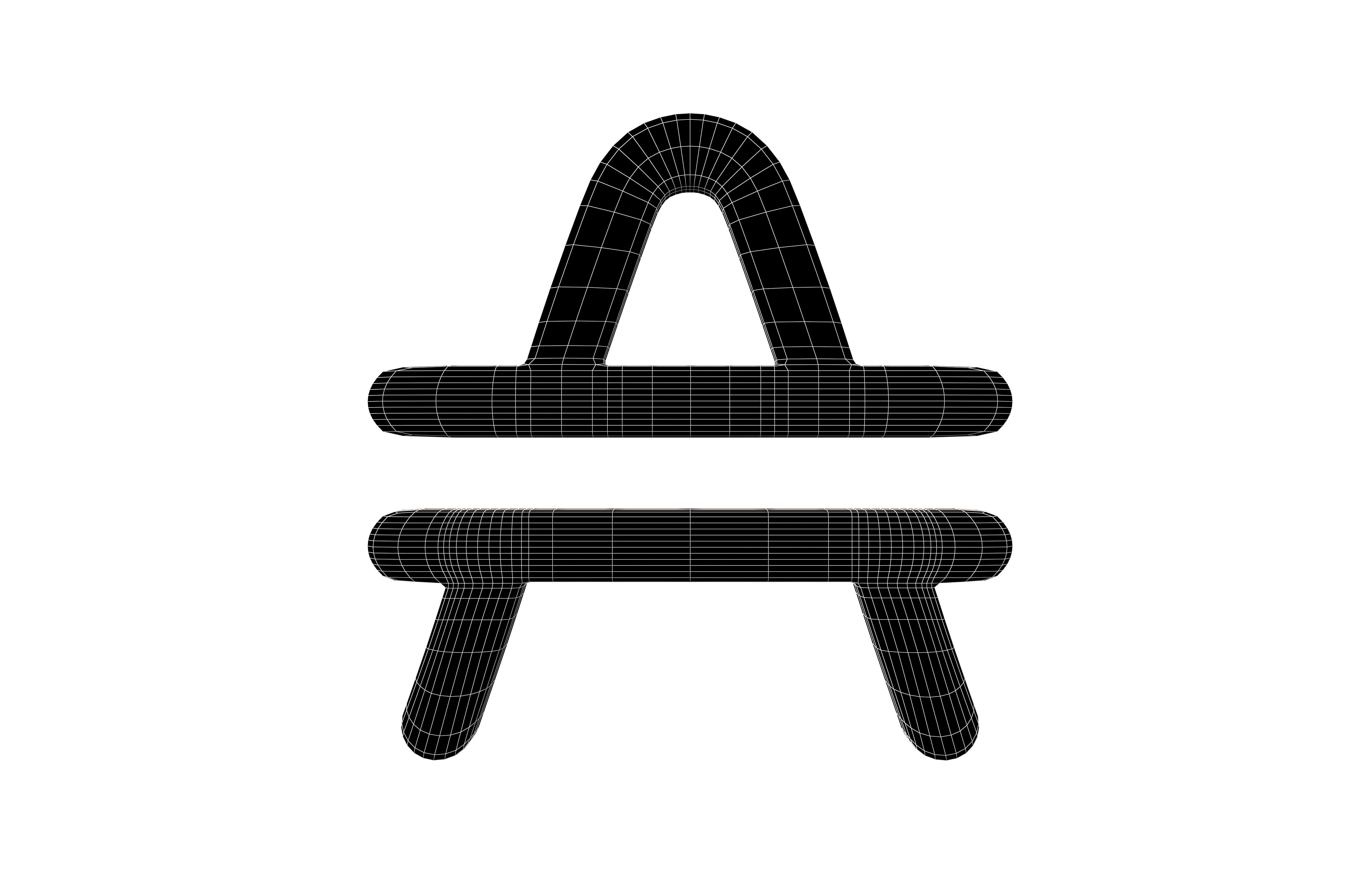 Amp Coin v2 001 Low-poly 3D model_5