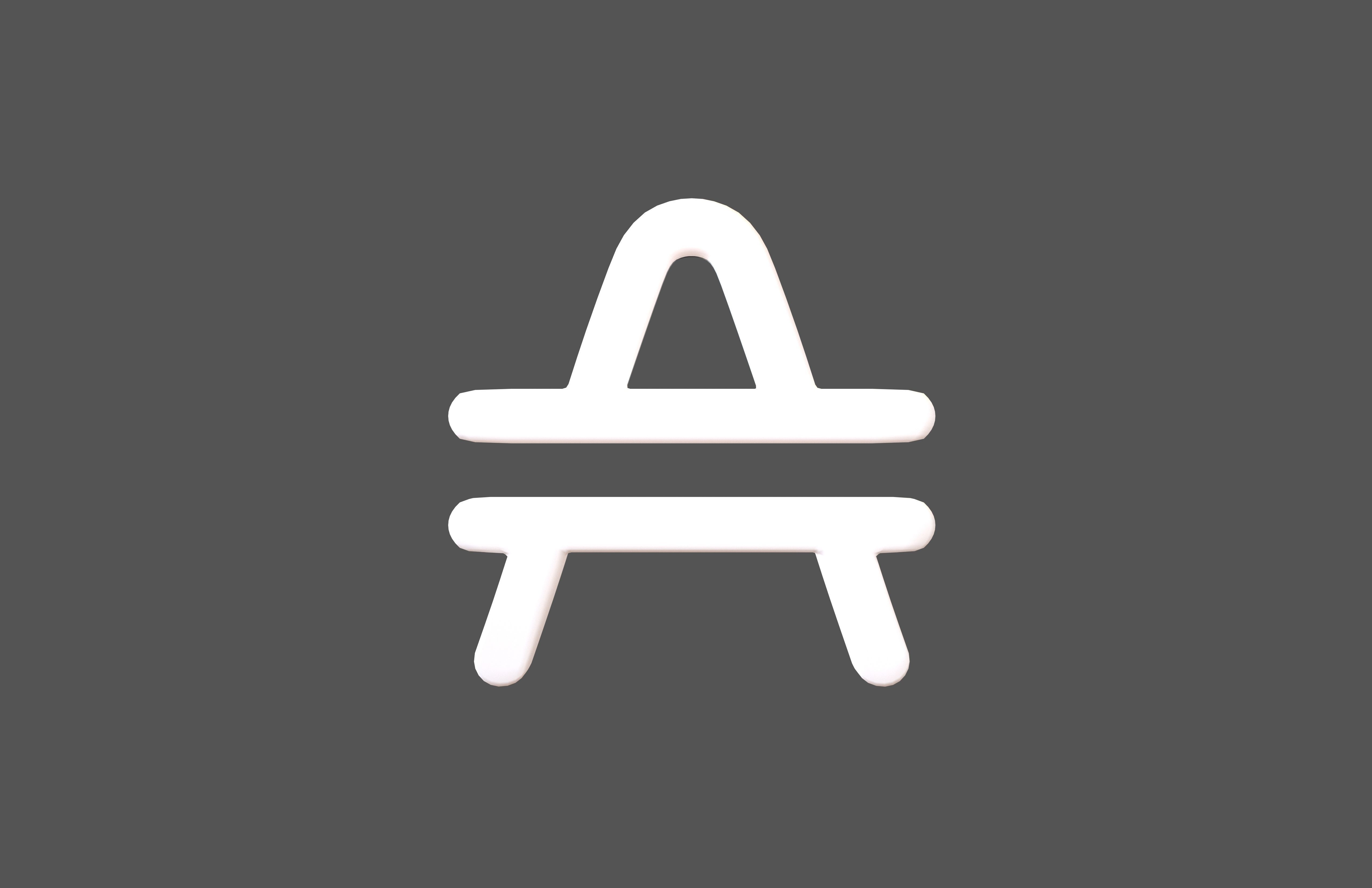 Amp Coin v2 002 Low-poly 3D model_1