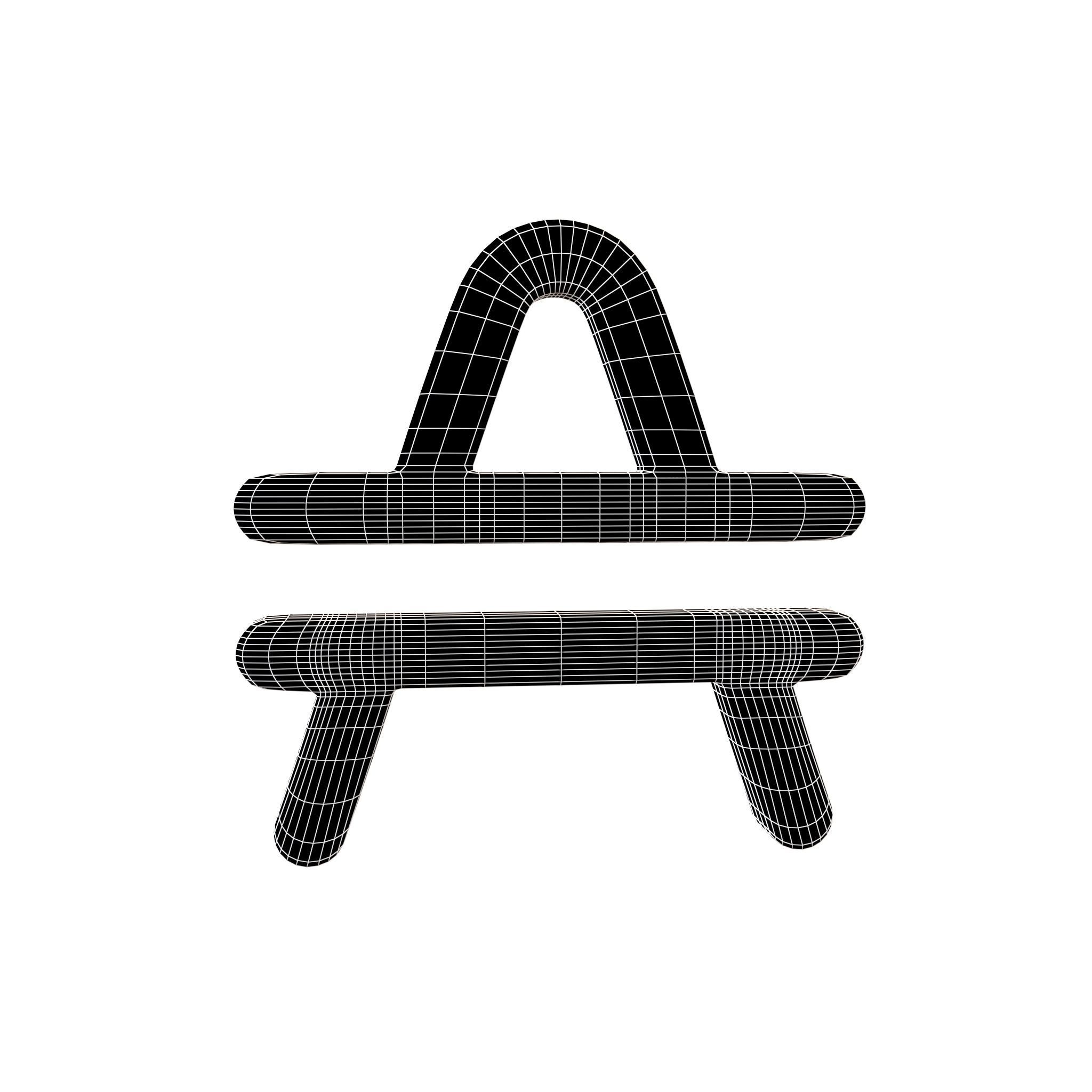 Amp Coin v2 003 Low-poly 3D model_4