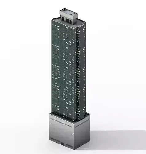 580 Collins Street tower 3D model