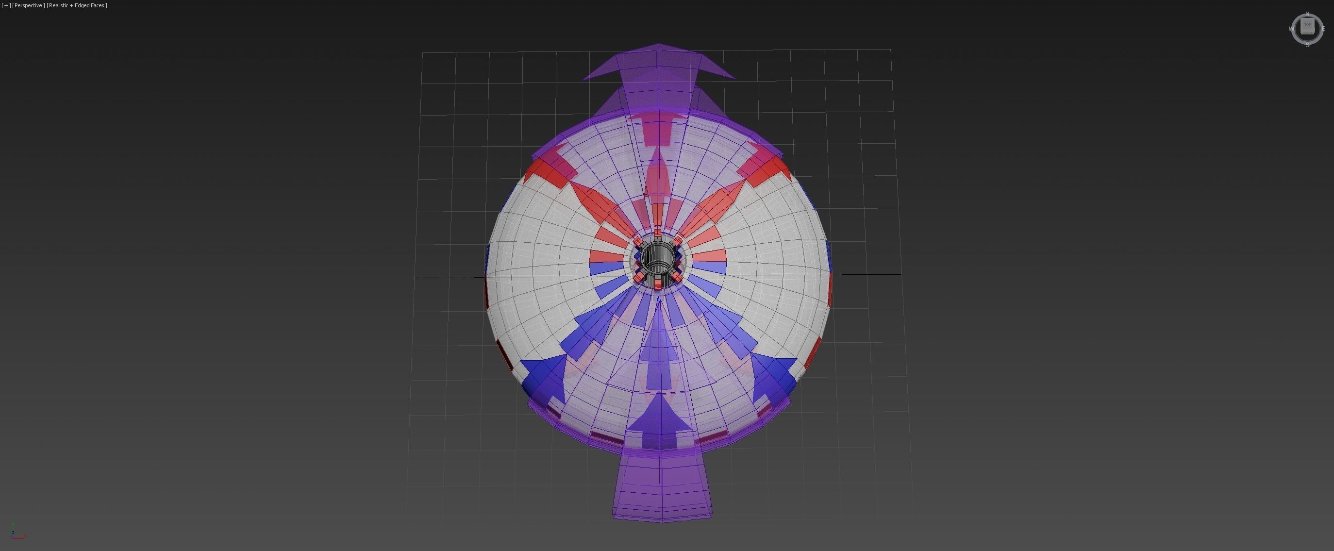 Bi-Directional Ionwind Compass - Concept 3D model_23